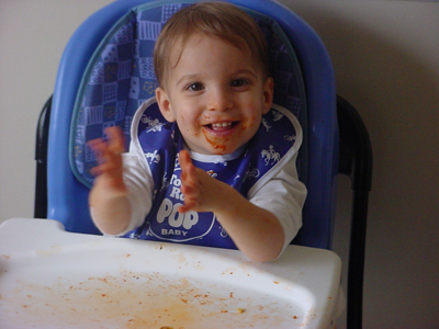 Sticky pasta sounds so good when you clap