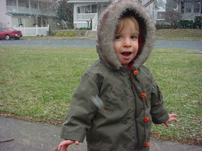 Catching snowflakes